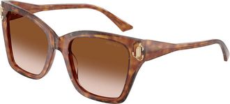 Jimmy Choo London JC5012 511413 Womens Sunglasses Tortoiseshell Size 54
