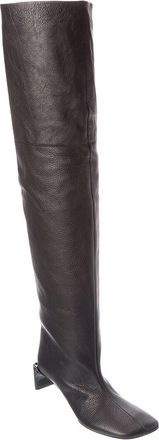 Sportmax Sportmax Leather Thigh-High Boot