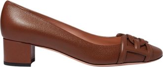 Bally Pinkie 6239560 Womens Cuero Calf Embossed Leather Pumps