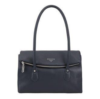 Dents Womens Ashbourne Leather Handbag - Blue - One Size