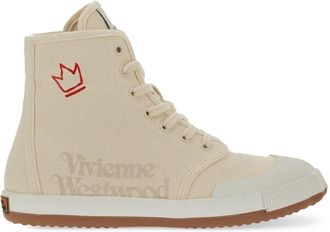 Vivienne Westwood Animal Gym High Top - Dames - Sneakers - Wit - 37 EU - Schoenen