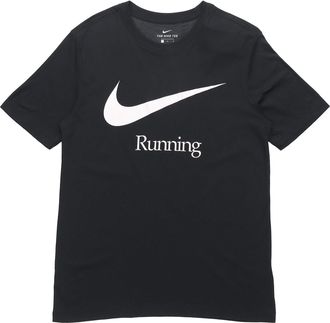 Nike Dri-FIT Logo Printing Sports Quick Dry Short Sleeve Black DB5590-010