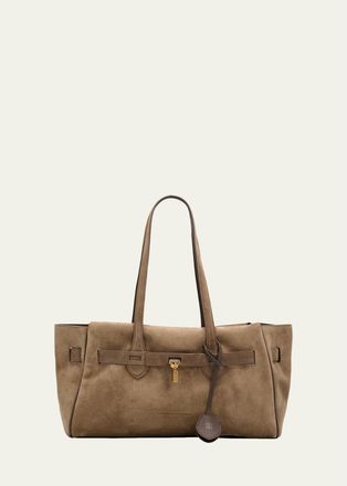 Brunello Cucinelli Explorer Suede Shoulder Bag