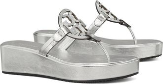 Tory Burch Miller Leather Wedge