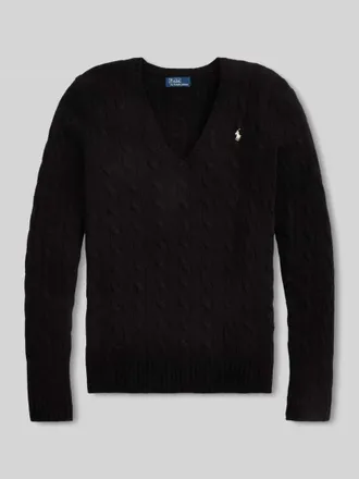 Polo Ralph Lauren Regular Fit Pullover aus Woll-Mix mit Kaschmir-Anteil in Black, Gr&ouml;&szlig;e XXL