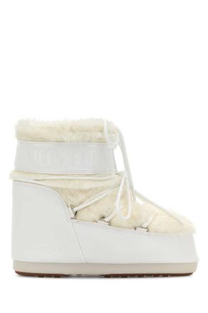 Moon Boot White Logo Boots