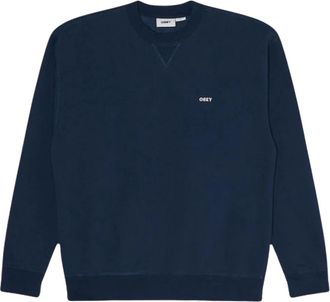 Obey Hombre, Sudaderas, Azul, Talla: XL