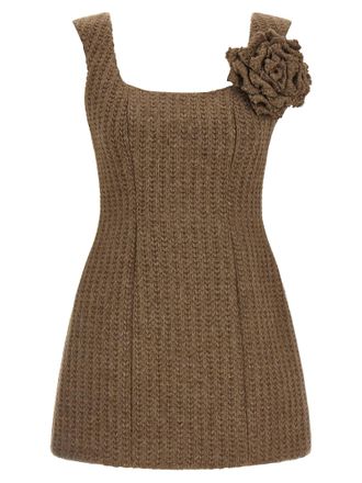 Giuseppe Di Morabito Marabou Short Womens Dress
