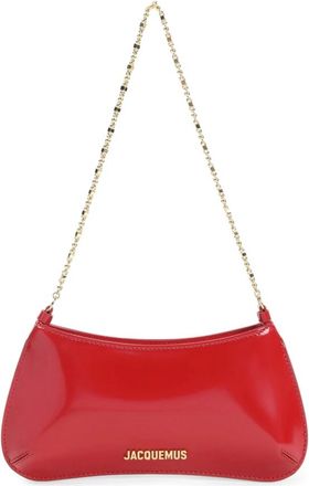 Jacquemus Borsa a spalla Le Petit Bisou Chaine - - Bags - Donna - Rosso - ONE SIZE