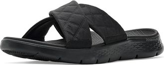 Skechers On-The-Go Cozy Fit GO Walk Flex Sandals - Gracie Womens Sandals Black/Black : 11 B - Medium, Synthetic