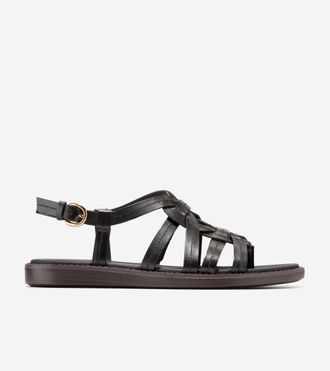 Cole Haan Womens Kami Interwoven Thong Sandals - Black Size 10.5