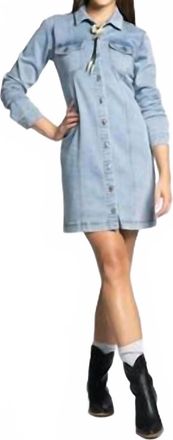 Thread & Supply Ora Mini Dress In Blue