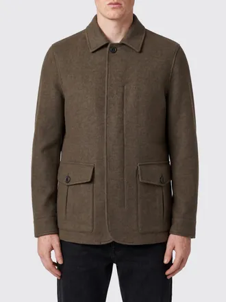 Ermenegildo Zegna Single-Breasted Short Coat in Pure Cashmere with Concealed Closure