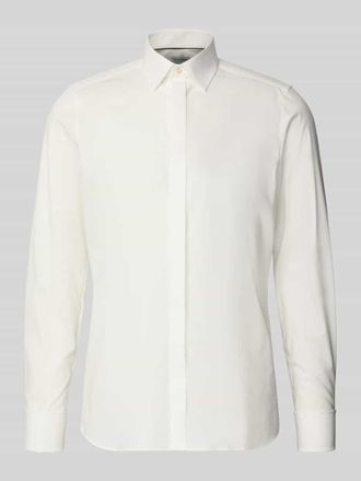 Olymp Level 5 Slim Fit Smokinghemd aus Baumwolle mit Stretch-Anteil in Ecru, Gr&ouml;&szlig;e 42