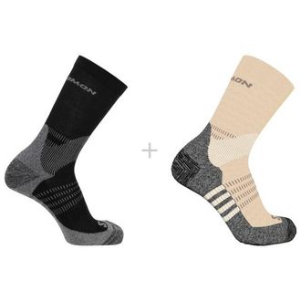 Salomon X Ultra Access Crew 2-Pack Wandersocken - Unisex | beige