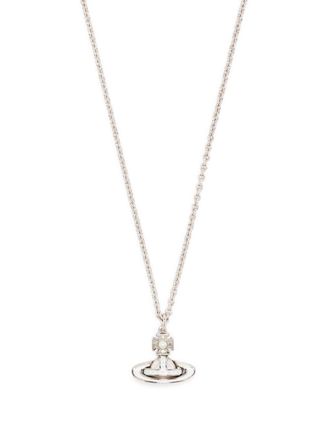 Vivienne Westwood Orb pendant chain necklace - Silver