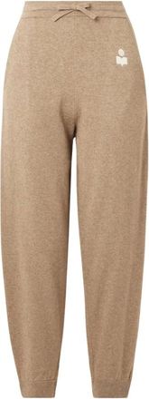 Isabel Marant Dames, Broeken, Bruin, Maat: XS Wol