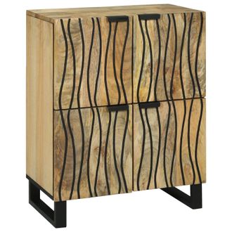 Berkfield Home Sideboard 60 x 33.5 x 75 cm - Made of Solid Mango & Engineered Wood in Brown