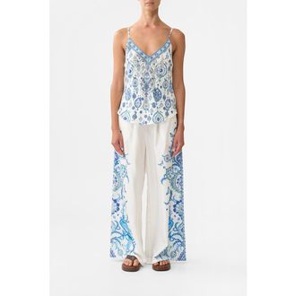 Camilla V-Neck Bias Cami Isnik Lullaby at Nordstrom, Size Medium