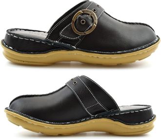 Generic Ladies Leather Sandals Womens Mules Size 3 Womens Leather Sandal Size 5 Comfort Sandal Ladies Mules Mule Slip On Shoe Slip On Shoes Comfort Sandals Si