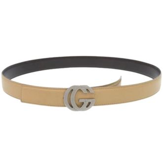 Gucci Pre-owned Belts, female, Beige, Size: ONE SIZE Pre-owned Vintage Standard Belt