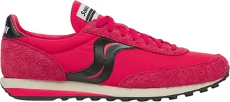 Saucony Dames 80 su&egrave;de sportschoenen (Rood)
