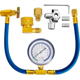 OEM Manguera De Carga De Refrigerante R134a Con V&aacute;lvula Perforadora Bpv31 Para Refrigerador - Kits De V&aacute;lvula Perforadora Para Grifo Con Man&oacute;metro, Conver