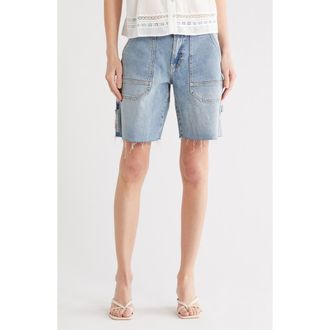 Rails Slater High Waist Denim Shorts in Blueprint at Nordstrom Rack, Size 25