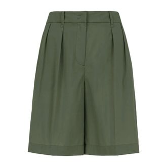 Bomboogie Bermuda in Lyocell Fluido - - Shorts - Donna - Verde - S