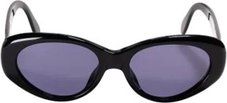 Chanel Pre-owned Acetate sunglasses - Dames - Vintage Accessoires - Zwart - ONE Size - Vintage