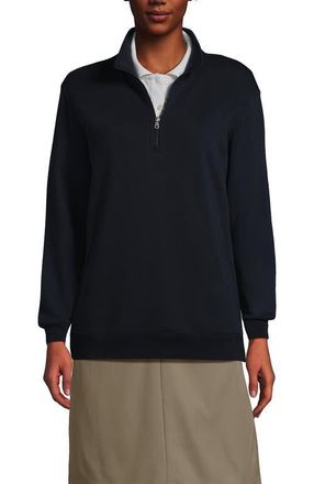 Lands End Adult Quarter Zip Sweatshirt in Classic Navy at Nordstrom, Size Xx-Large