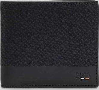 HUGO BOSS Geldb&ouml;rse aus echtem Leder mit Logo Pr&auml;gung Modell MP_4CC_COIN in Black, Gr&ouml;&szlig;e 1