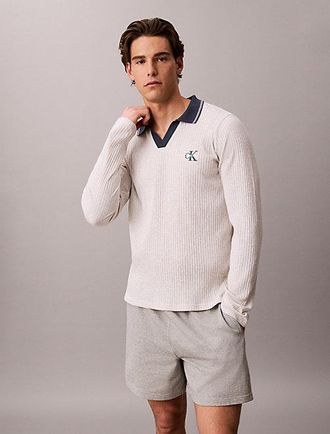 Calvin Klein Camiseta De Pijama Con Cuello De Canal&eacute; Archive Logo