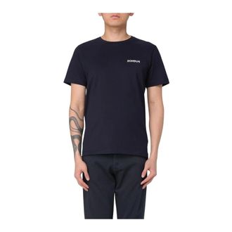 Dondup T-Shirts, male, Blue, M, Short Sleeve TShirt