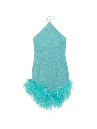 Os&eacute;ree Lumiere Plumage Necklace Dress