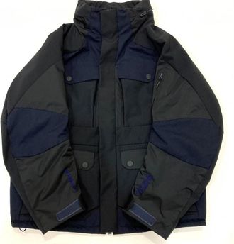 White Mountaineering Jassen - Heren - Zomerjassen - Blauw - M - Katoen - Jassen