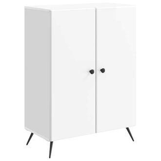 vidaXL Aparador Brillante 66 X 34,5 X 90 Cm Madera De Ingenier&iacute;a Vidaxl