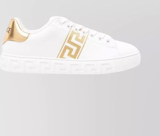 Versace leather greca low-top sneakers