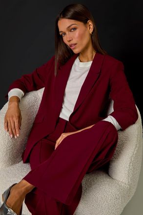 Roman Ruched 3/4 Sleeve Blazer Jacket
