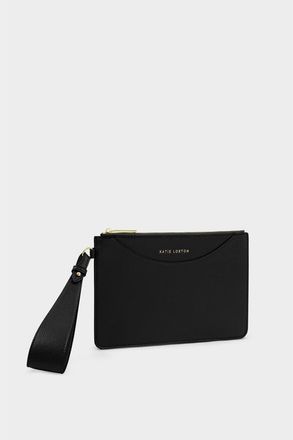 Katie Loxton Alba Wristlet Pouch in Black at Nordstrom