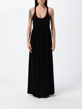 Sportmax Abito lungo A-line in jersey di viscosa con dettagli cut-out