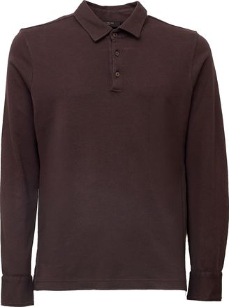 Zanone Slim Fit Long Sleeve Polo Shirt