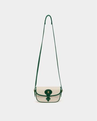 Bally Tennis Collection Minibag in Perforated Leather in White at Nordstrom