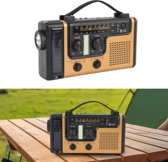 Infinite Radio Solar De Emergencia Con Bluetooth 5.0, 242 X 136 X 73 Mm, Manual De Usuario, Puerto Usb, Funci&oacute;n Sos, Bater&iacute;a De 2000 Mah, Linterna, Funci&oacute;n Am/