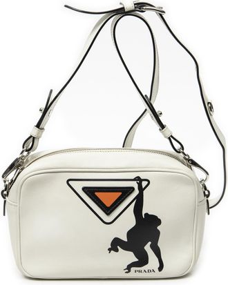 Prada Monkey Print Camera Bag schoudertas