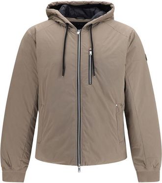 Moose Knuckles Beige Nylon Full-Length Mens Jacket