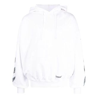Off-white Embroidery Hoodie White OMBB110S23FLE0050110