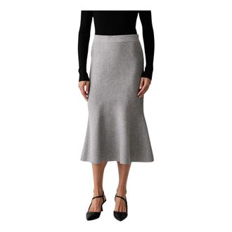 Liu Jo Gonna midi in maglia - - Skirts - Donna - Grigio - S
