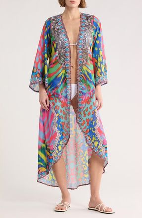 Ranee&rsquo;s Longline Duster in Multicolor at Nordstrom Rack, Size One Size Oz