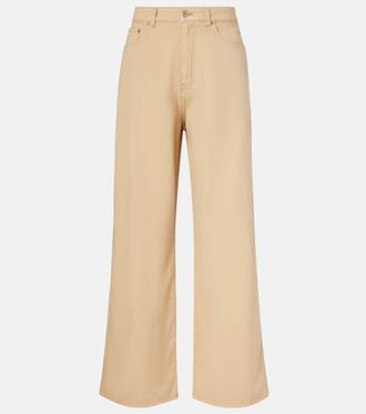 Miu Miu High-rise wide-leg jeans